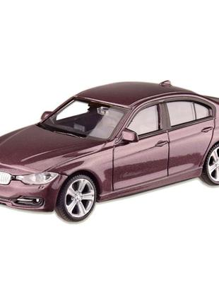 Машина металева bmw 335i "welly" 44041cw масштаб 1:43 (бордовий)