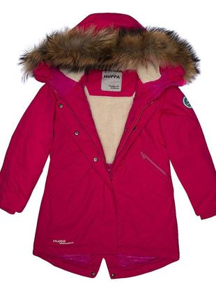 Пальто зимнее - парка для девочек huppa vivian 1, 122 (12490120-00063-122) 47414687395644 фото
