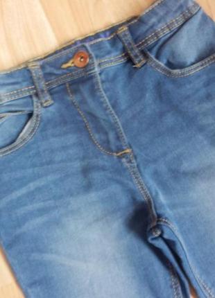 Фирменные джинсы george малышке 6-7 лет состояние отличное2 фото