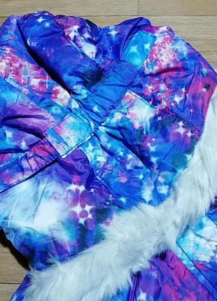 1, яскравий зимовий лижний дуже теплий водо- вітронепроникний комбінезон космос zero xposur розмір 63 фото