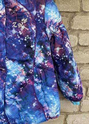 1, яскравий зимовий лижний дуже теплий водо- вітронепроникний комбінезон космос zero xposur розмір 610 фото