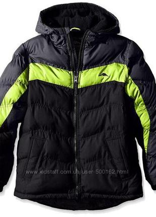 1, стильная теплая куртка на флисе еврозима размер 9-12 лет  pacific trail