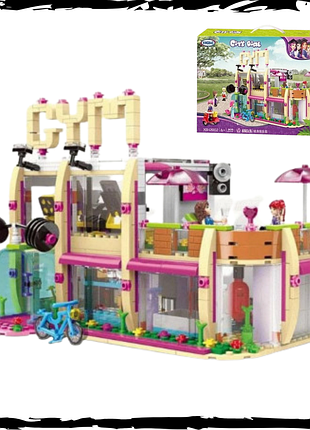 Лего конструктор для дівчаток кампус: фітнес-центр. lego для дівчаток (905шт)