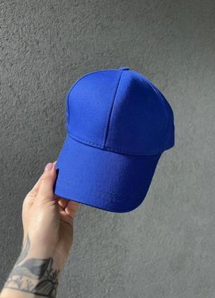 Светло синяя мужская кепка, модная яркая кепка хлопок