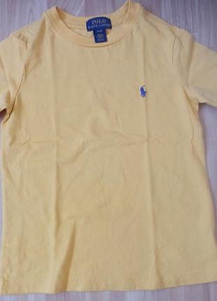 Фирменная футболка ralf lauren малышу 4 года