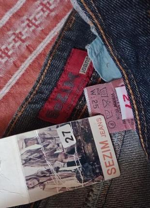 Sezim fashion jeans. 27-го размера новые фирменные джинсы2 фото