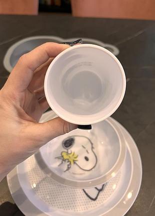 Набор детской посуды, прекрасное качество peanuts