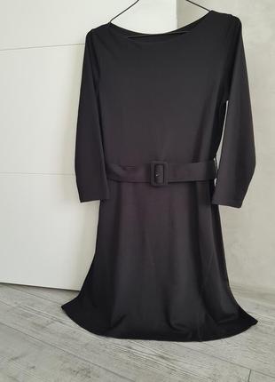 Качественное базовое черное платье3 фото