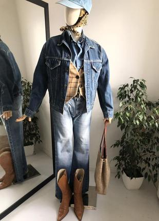 Винтажная джинсовая курточка levi strauss1 фото