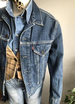 Винтажная джинсовая курточка levi strauss3 фото