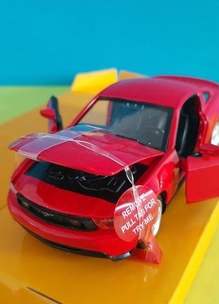 Игрушка ford mustang металл машинка форд мустанг автопром 1:32 свет музыка инерция