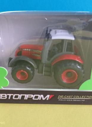 Игрушка трактор колесный автопром
