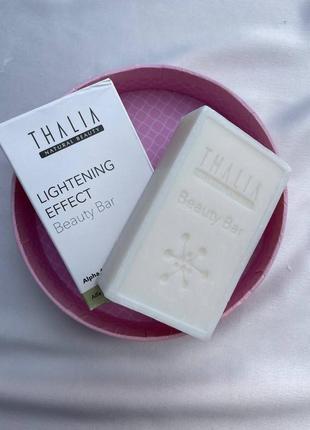 Натуральное осветительное мыло для умывания лица от пигментных пятен thalia livesta левеста2 фото