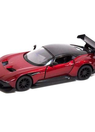 Автомодель метал "aston martin vulcan" kinsmart kt5407w, 1:38 інерційна (червоний)