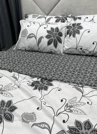 Комплект постільної білизни із бязь-люкс, космея