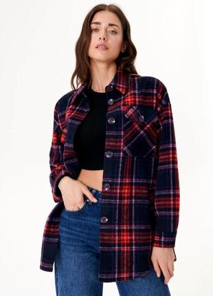 Куртка сорочка в кольорах р s m