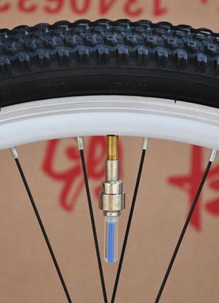 Led-підсвітка на колесо велосипеда 2 шт. з батарейками6 фото