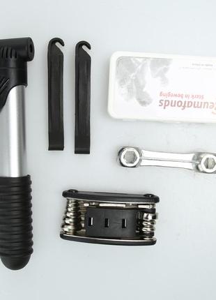 Комплект інструментів для ремонту велосипеда + сумка в подарунок9 фото