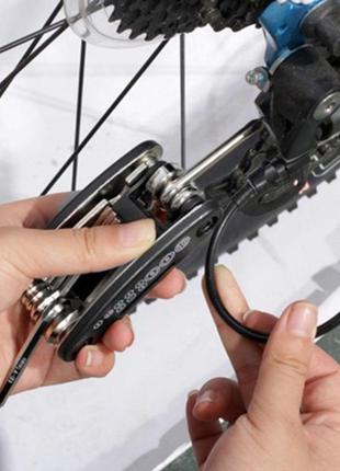 Набір інструментів для ремонту велосипеда 16 в 15 фото