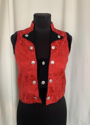 Винтаж жилетка баварская альпийская октоберфест