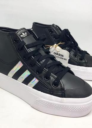Кроссовки женские ( оригинал) adidas tiro nizza platform mid gw8865.