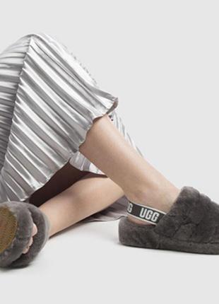 Босоніжки жіночі ugg fluff yeah slide1 фото