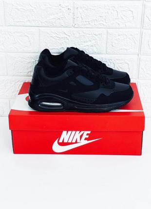 Кросівки чоловічі nike air max black кроссовки найк аир макс мужские черные2 фото