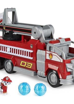 Щенячий патруль большая пожарная станция маршалла paw patrol fire truck игровой набор