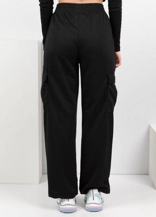Женские спортивные брюки штаны клеш с карманами весна демисезон4 фото
