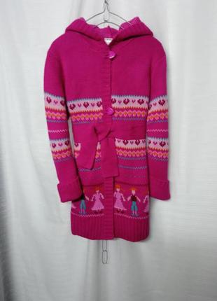 Красивое брендовое вязаное пальтишко 🐞1 фото