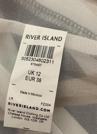 Шовкова блузка river island розмір l8 фото