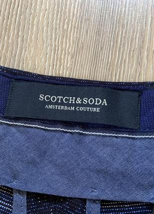 Мужские классические хлопковые штаны брюки scotch & soda8 фото