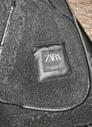 Дублёнка косуха zara размер s, m7 фото