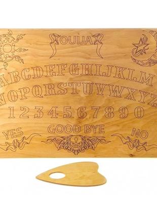Спиритическая доска "ouija" на английском языке (44,5*29*0,8 см)1 фото