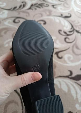 Замшеві чобітки, чоботи, ботинки, челсі на каблуку esmara5 фото