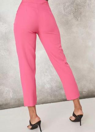 💙💛 рожеві штани брюки сигарети висока талія missguided4 фото