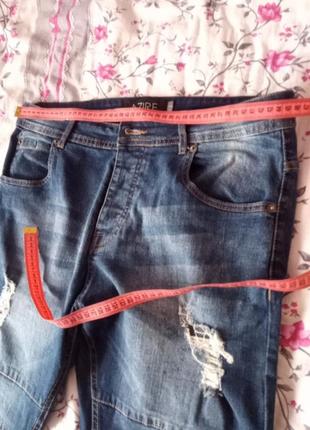 Бриджи шорты джинсовые рваные3 фото