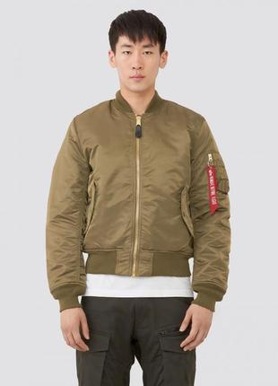 Ma-1 bomber jacket alpha industries куртка осінь бомбер3 фото