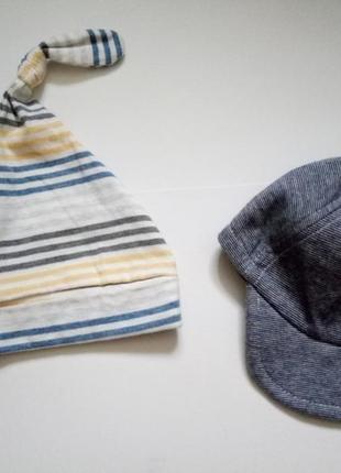 Комплект шапочек 2 шт., 0-3 мес.