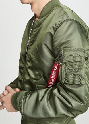 Ma-1 bomber jacket alpha industries куртка осінь бомбер1 фото