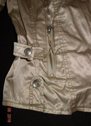 Стильна курточка-піджачок amnezia золотистого кольору #розвантажуюсь4 фото