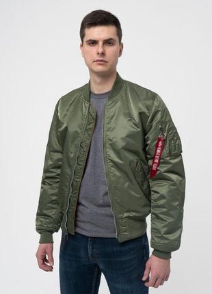 Ma-1 bomber jacket alpha industries куртка осінь бомбер2 фото