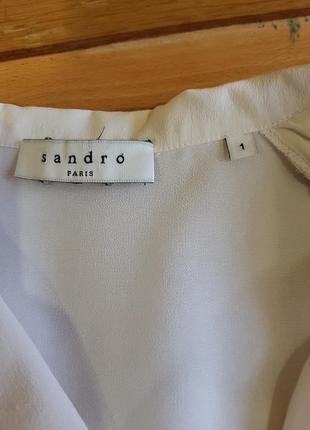 Базовая шелвовая блуза рубашка sandro5 фото