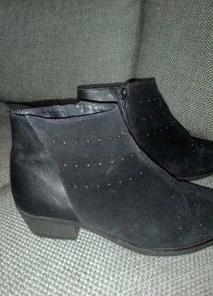 Современные женские ботинки итальянского бренда "alvorazione artigianale" 39 размер(25,5 см)1 фото