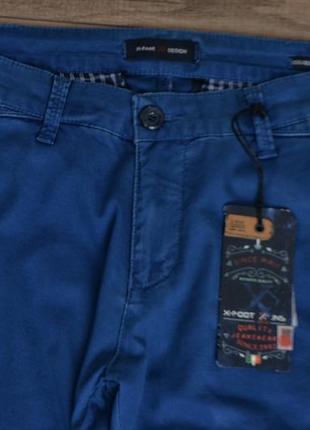 Акці, x-foot, якісні чоловічі штани, турецькі брюки, сині, тонкі, розпродаж4 фото