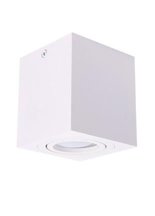 Точечный светильник altalusse inl-7005d-01 белый gu10 max 1x35w