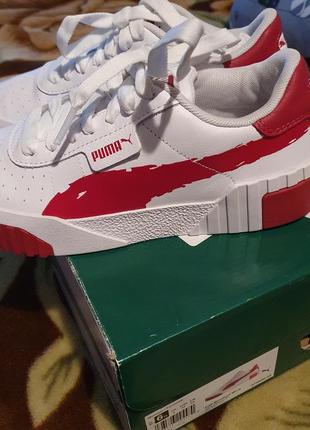 Оригинальные кожаные кроссовки puma
