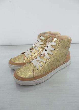 Кроссовки ugg gradie glitter gold