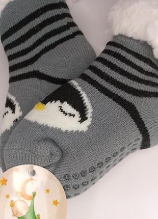 Теплые носки с утеплением и стопперами3 фото