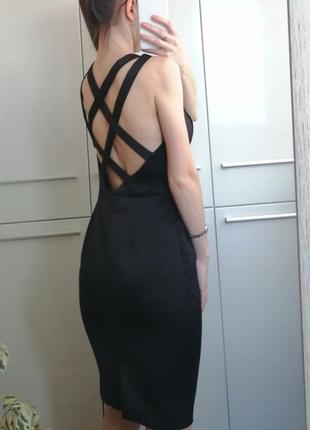 Черное коктейльное вечернее платье mohito  🌺3 фото